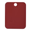 Architec 14" x 11" Gripper Non-Slip Poly Cutting Board, Red