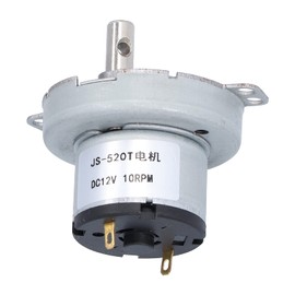 High Torque DC Motor, 10RPM Speed Reduction Geared Motor 12V Motor Gear Motor for Art and Craft Lighting Popcorn Machines