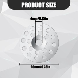 WELANE Fix Washers, 100 PCS Plaster Washers for Ceiling, Wall, Drywall Repair and Fix (2cm/0.78in)