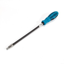 Flexible Socket Adapter Handle For 1/4 Inch Square Socket Wrench, With Soft Grip Designed To Reduce Hand Fatigue