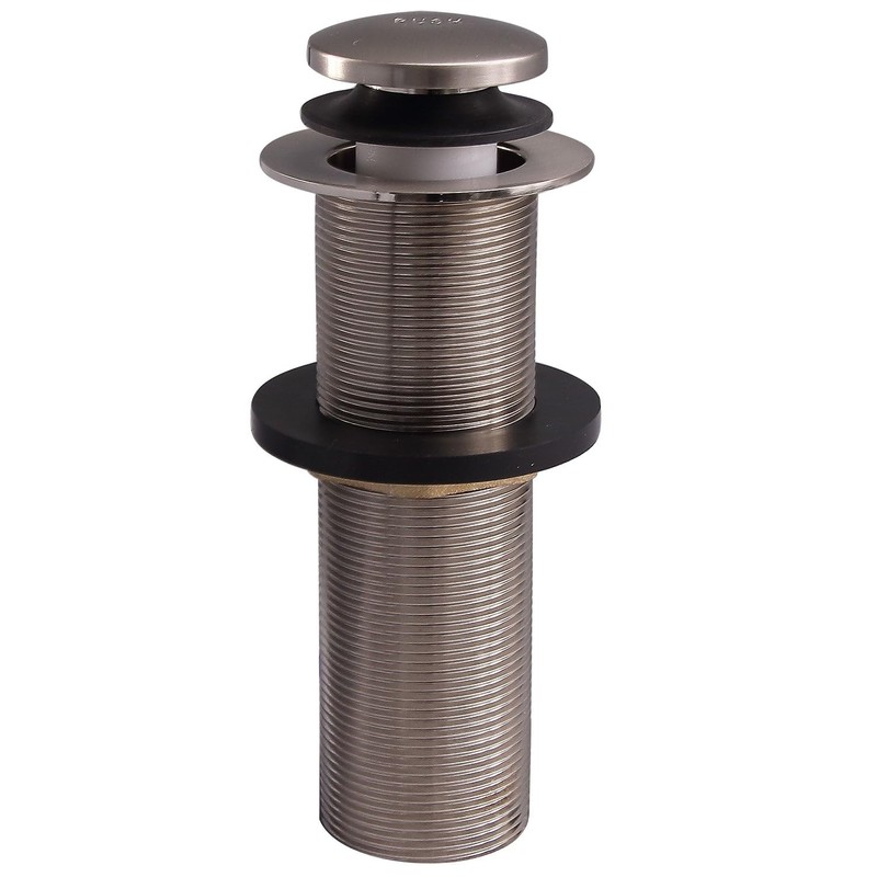 Barclay Extended 6" Soft Touch Tub Drain, Forged Brass, Push