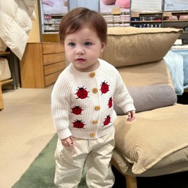 mimixiong Baby Toddler Sweater Knitted Pullover Long Sleeve Jumpers Soft Cozy Knitwear Boy Girl Clothes