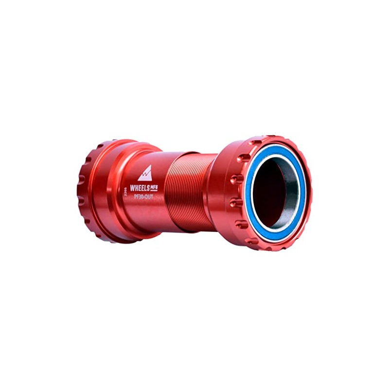 Wheels Mfg PF30 Threaded BB SRAM Dub Base - Red