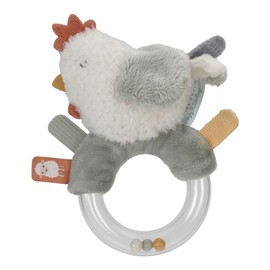 Little Dutch 8814 Ring Rattle Chicken - Little Farm