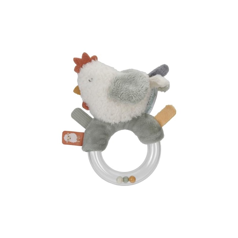 Little Dutch 8814 Ring Rattle Chicken - Little Farm