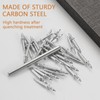 100Pcs Special Hidden Double Headed Nails Rust-Proof Skirting Thread Seamless