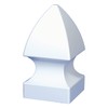 NMI Fence Essentials - PVC Vinyl Gothic Post Cap 5"