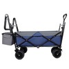 ESPIDOO 480Lbs Collapsible Wagon with Canopy: Heavy Duty Folding Cart