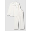 JAJU [JAJU/자주] 여 이중지 파자마 세트_아이보리 [JAJU] Women's Double Fabric