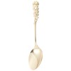 Takakuwa Metal Rose Cutlery Dessert Spoon, Gold 004980