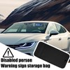 KHGUZ Car Handicap Placard Holder, Visor Disabled Parking Permit Sign