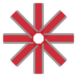 8 Piece Red Guided Reading Highlight Strips,Colored Overlay Bookmarks for Dyslexia, Visual Tracking, and Focus,Small Paragraph Size Rulers for Kids and Teachers