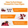 maXpeedingrods BSPT Ratchet Pipe Threader Kit, Manual Ratcheting Pipe Threading