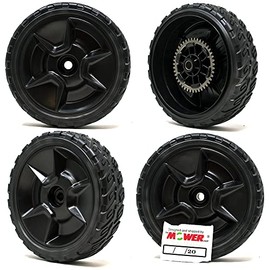 The Mower Shop HRN216 Wheel Set (Includes 2 Rear Wheels 42710-VR8-N00ZA and 2 Front Wheels 44710-VR8-N00ZA)