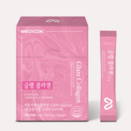 Medicock Glam Collagen Hyaluronic Acid Biotin Powder 30 sachets / 메디콕 글램 콜라겐 히알루론산 비오틴 분말 30포