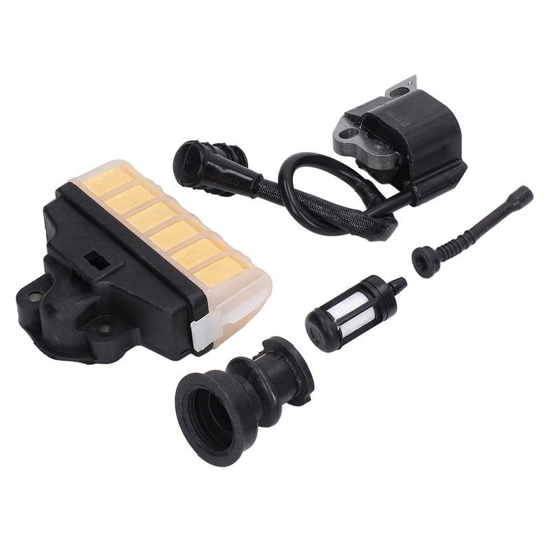 Chain Saw Ignition Coil Carburetor Set Chainsaw Carb Kit Filter