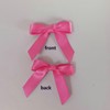 Micomon 50pcs 1-1/2" Mini Hot Pink Satin Ribbon Bows Without
