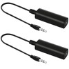 2 Packs Ground Loop Noise Isolator for Car Audio/Home Stereo