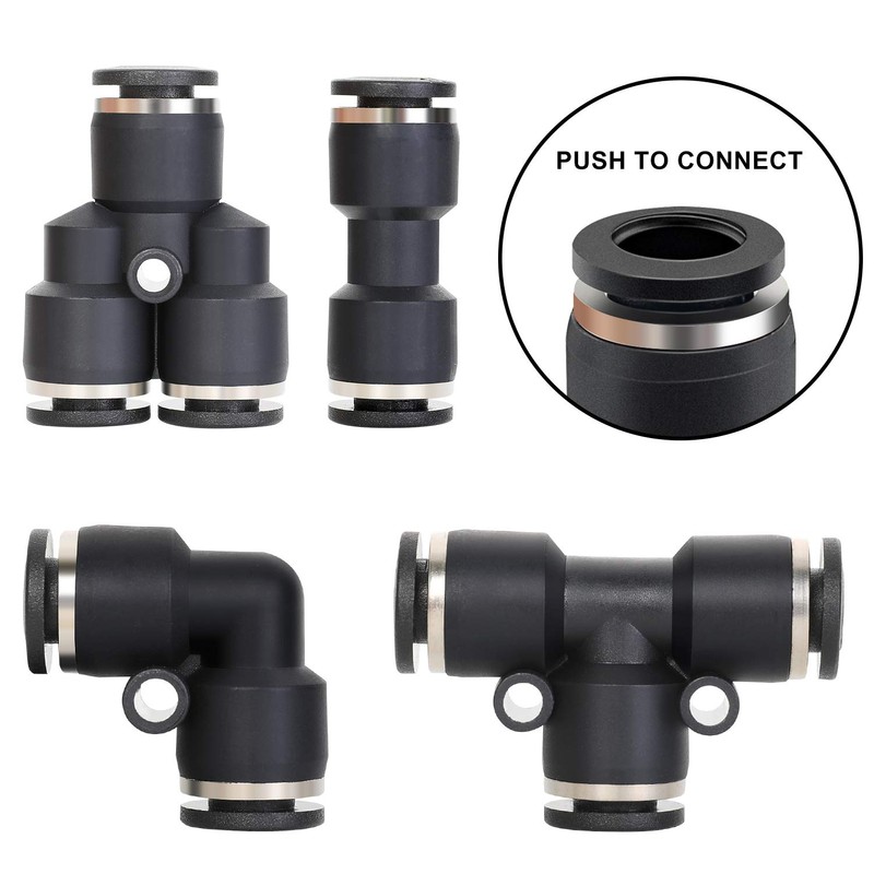 Hromee Air Line Tubing Kit, 1/4 Inch (6.35MM) OD x