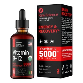 Vitamina B12 5000 Mcg Sublingual Gotas Hecho En Usa