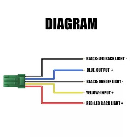 for Toyota RAV4 2020 2021 2022 Center Console Panel LED Push Button Switch-LED Light BAR