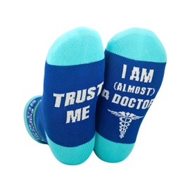 InnoBeta Medical School Graduation Gifts, One Size Crew Sock for Med School Students, Med School Graduation Gifts for Nursing School, Med Doctor Graduation, Pediatrician, Medical Students