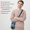 Crutch Bag Lightweight Crutch Accessories Storage Pouch with Reflective Strap