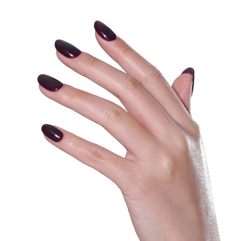 Bluesky -Gel -Nagellack, dunkler Kastanienbraun, Mini, A072, rot, langlebig, chipbeständig,