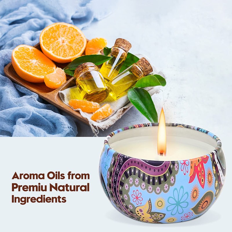 Christmas Gift Sets, Primevolve Scented Candles of 12 Bulk Home