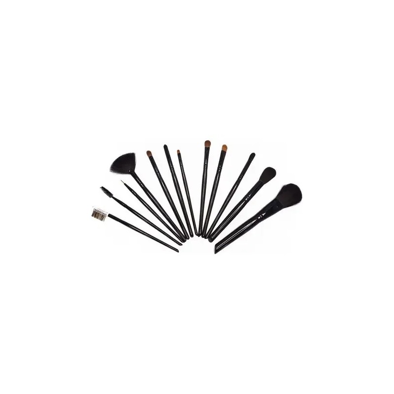 Set Brochas Nefertary Professional Tools 12 Piezas Cerdas Naturales