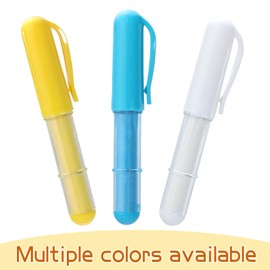 Fabric Chalk Markers, 2 Pack Refillable Chalk Pencils for Quilting and Sewing, Quilting Chalk Marker, Yellow Sewing Chalk, Erase Tailor’s Chalk for Sewing Notions & Accessories