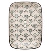Tranquillo Oriental Square Soap Dish Stoneware Rounded Corners with Holes