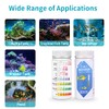 Tiras de prueba de acuario 7 en 1, 150 unidades