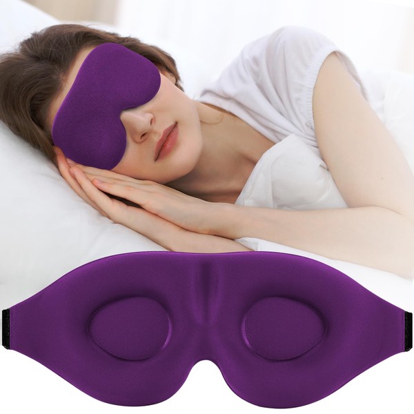 ZGGCD ZGGCD Sleep Mask for Side Sleeper, Light Blocking Sleeping