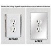 Art Plates - OVERSIZED Mirror Outlet Cover Wall Plate -