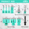 LEKOMESH Diamond Core Drill Bits Set 10pcs Tile Hole Saw