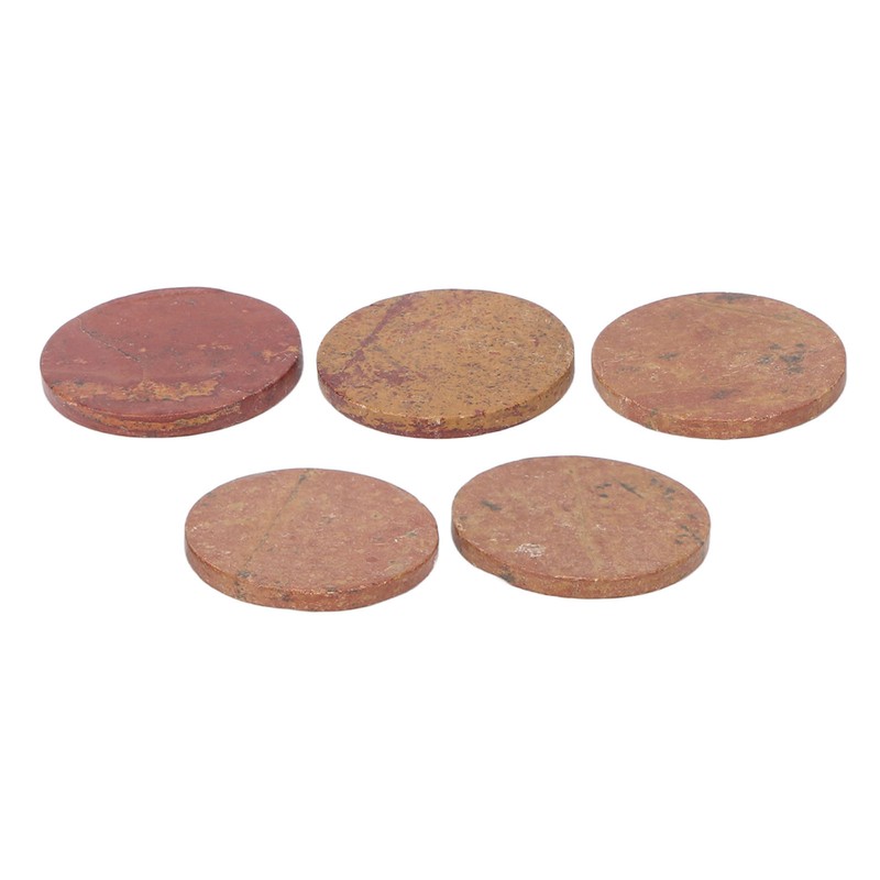 5Pcs 50mm Bian Stone Scraping Board Bian Stone Back Massage