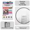 SAFE TECH Fire Pit Mat for Decking, 36″/91cm Fireproof Mat