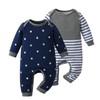 Tearfuty Newborn Baby Boy Rompers Cotton One Piece Jumpsuit Long
