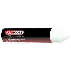 KS Tools 100.4050 Fluorescent crayon, white, 12 pcs, 110mm