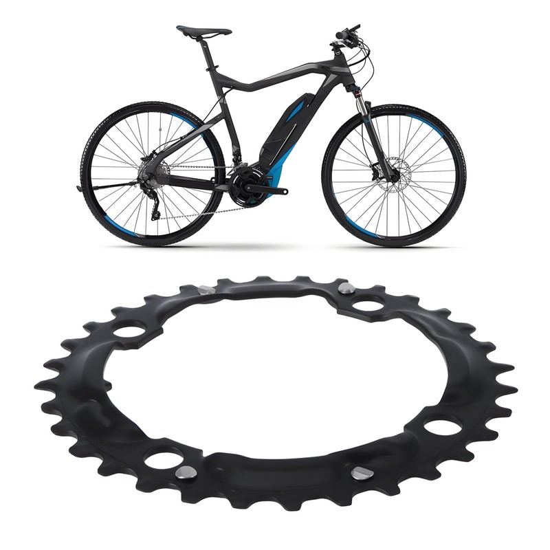 Briny River 32T 4-Hole Mountain Bike Chainring 104BCD Steel Compatible