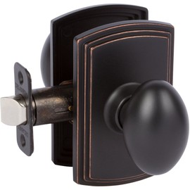 Delaney Hardware 101T-CN-US10BE-Passage Canova Knob Passage, Edge Oil Rubbed Bronze