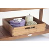 AquaTeak The Original Moa Teak Bench Large Storage Tray