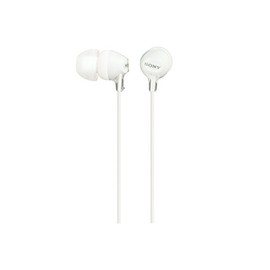 Sony MDR-EX15LP Earbuds, In-Ear Type, White, MDR-EX15LP, W x 2