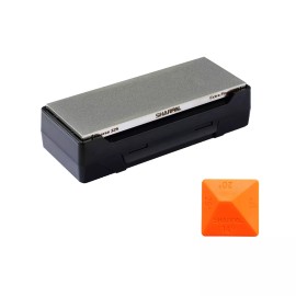 SHARPAL 162N & 156N Dual 325/1200 Grit Diamond Sharpening Stone Knife Sharpener - 8 in. x 3 in.