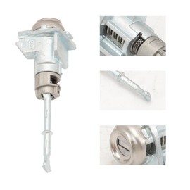 Power Door Lock Cylinder with 2 Keys Front Driver Side Compatible for Elantra 2017 2018 2019 2020 Left Side Door Lock Set Tumbler Replaces#81970-F0000