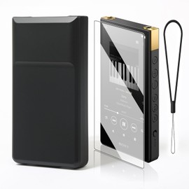 Soft Matte Silicone Protective Shell Skin Case Cover for Sony NW-ZX700 NW-ZX707 NW-ZX700 (Black)