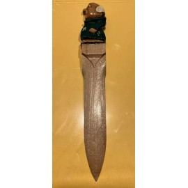 Vintage 1950’s Manhattan University ANRI Hand Carved Hand Painted Letter Opener.