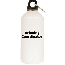 Los Drinkware Hermanos Drinking Coordinator - White Water Bottle with Carabiner 20oz