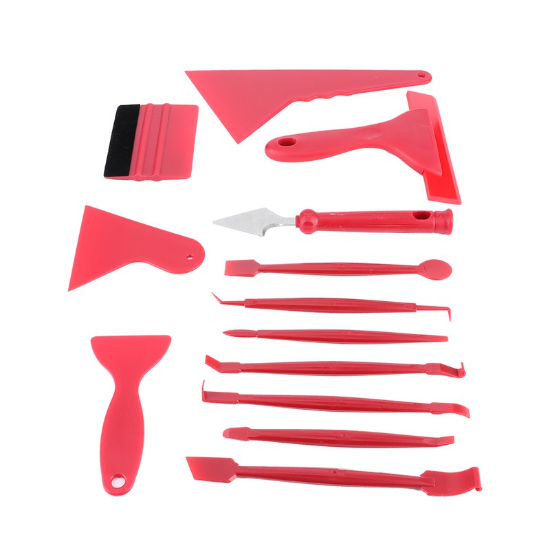 13Pcs/Set Car Wrapping Tool Truck Window Tint Squeegee Scraper